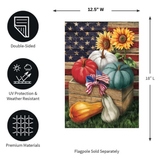 ‘Patriotic Pumpkins’ Decorative Flag