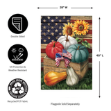 ‘Patriotic Pumpkins’ Decorative Flag