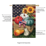 ‘Patriotic Pumpkins’ Decorative Flag