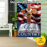 ‘God and Country’ Decorative Flag