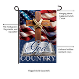 ‘God and Country’ Decorative Flag