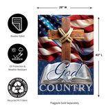 ‘God and Country’ Decorative Flag