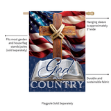 ‘God and Country’ Decorative Flag
