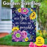 ‘With God’ Decorative Flag