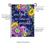 ‘With God’ Decorative Flag