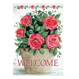 ‘Rose Bucket’ Decorative Flag