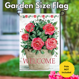 ‘Rose Bucket’ Decorative Flag