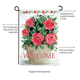 ‘Rose Bucket’ Decorative Flag
