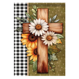 CARSON Decorative Flag, ‘Fall Cross’