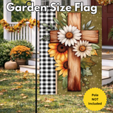 CARSON Decorative Flag, ‘Fall Cross’