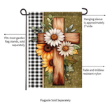 CARSON Decorative Flag, ‘Fall Cross’
