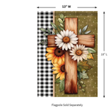 CARSON Decorative Flag, ‘Fall Cross’