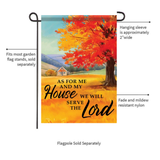 CARSON Decorative Flag, ‘Serve The Lord’