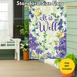 ‘It Is Well’ Decorative Flag