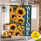 CARSON Decorative Flag, ‘Welcome Sunflower’