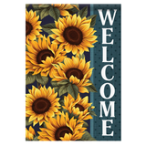 CARSON Decorative Flag, ‘Welcome Sunflower’