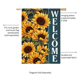 CARSON Decorative Flag, ‘Welcome Sunflower’