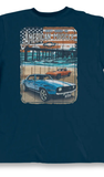 Old Guys Rule “American Muscle” T-Shirt In Navy