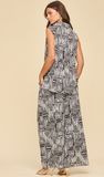 Dear Scarlett “Shoreline” Pant Set in Black