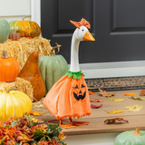 Giddy’s Porch Goose Outfit, Pumpkin Poncho