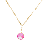 Sorrelli Nadine Long Pendant Necklace in Electric Pink