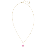 Sorrelli Nadine Long Pendant Necklace in Electric Pink