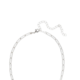 Sorrelli Octavia Scalloped Pendant Necklace in Royal Red Delite / Palladium