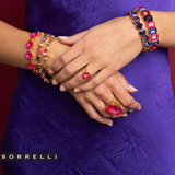 Sorrelli Sienna Tennis Bracelet in Red Velvet