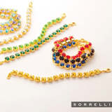 Sorrelli Sienna Tennis Bracelet in Royal Red Delite