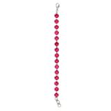 Sorrelli Sienna Tennis Bracelet in Royal Red Delite & Palladium
