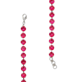 Sorrelli Sienna Tennis Bracelet in Royal Red Delite & Palladium