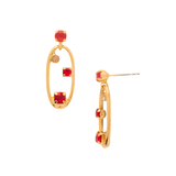 Sorrelli Greer Dangle Earrings in Red Carpet