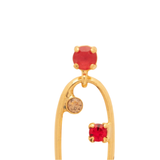 Sorrelli Greer Dangle Earrings in Red Carpet
