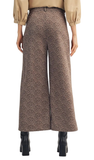 JODIFL Wide Leg Suede Leopard Pants