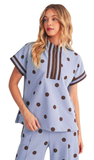 JODIFL, Polka Dot Casual Pant Set