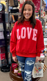 LULU MAC Sweatshirt ‘Red / Pink Gingham’ LOVE