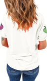 LDC Sequin Pumpkin Patched T-Shirt
