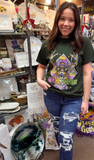 Mardi Gras Buck T-Shirt in Green