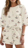 LDC High Waist Mallard Duck Short Set