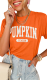 LDC Pumpkin Season Print T-Shirt, Orange
