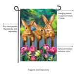 ‘Garden Bunnies’ Decorative Flag