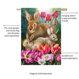 ‘Bunny Family’ Decorative Flag