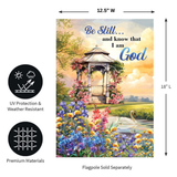 ‘Be Still Garden’ Decorative Flag