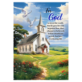 ‘For God Church’ Decorative Flag