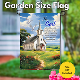 ‘For God Church’ Decorative Flag