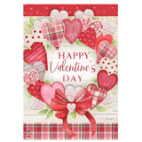 ‘Valentine’s Wreath’ Decorative Flag