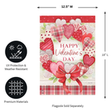 ‘Valentine’s Wreath’ Decorative Flag