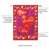 ‘Valentine’s Heart Trio’ Decorative Flag
