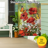 ‘Hello Spring Butterflies’ Decorative Flag