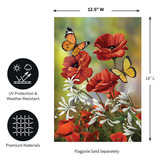 ‘Hello Spring Butterflies’ Decorative Flag
